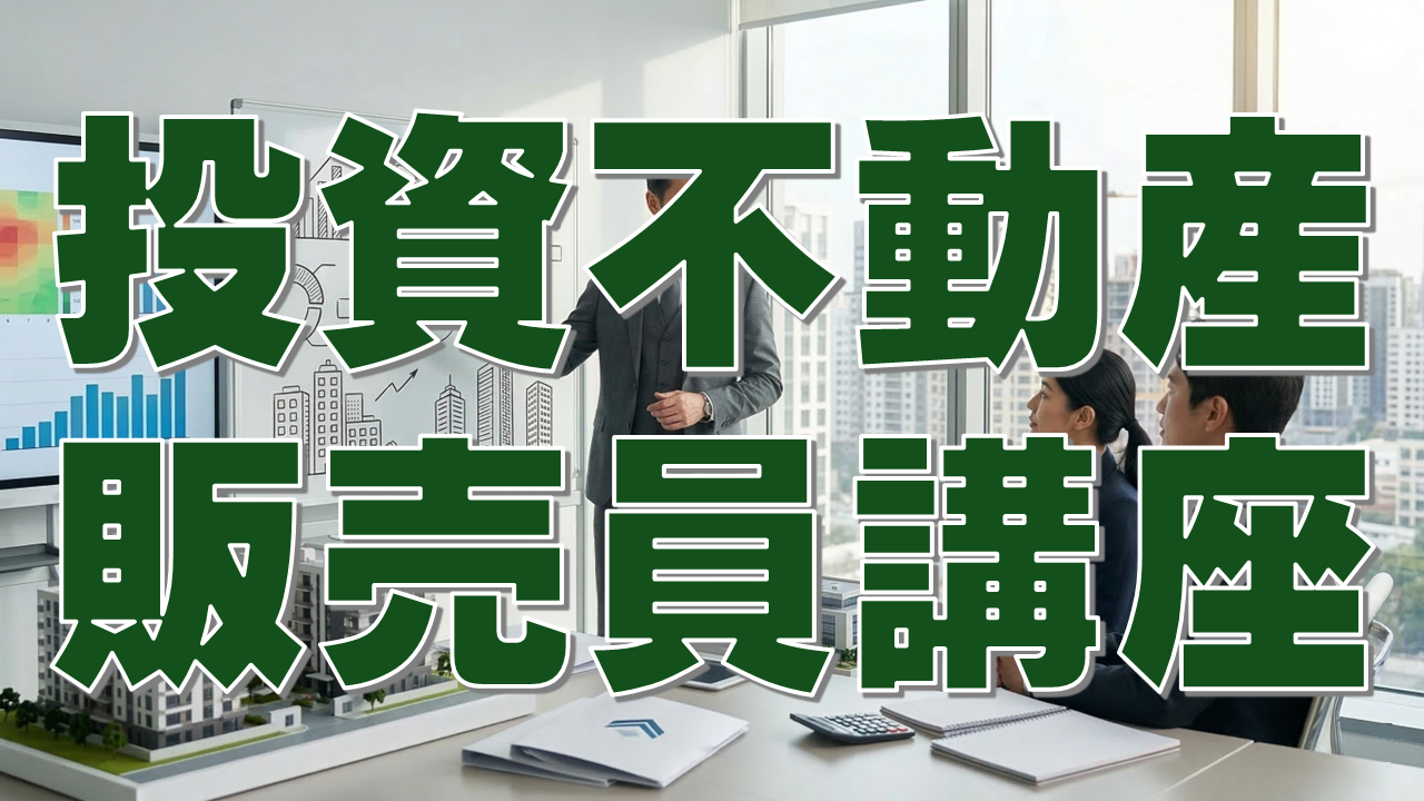 投資不動産販売員講座